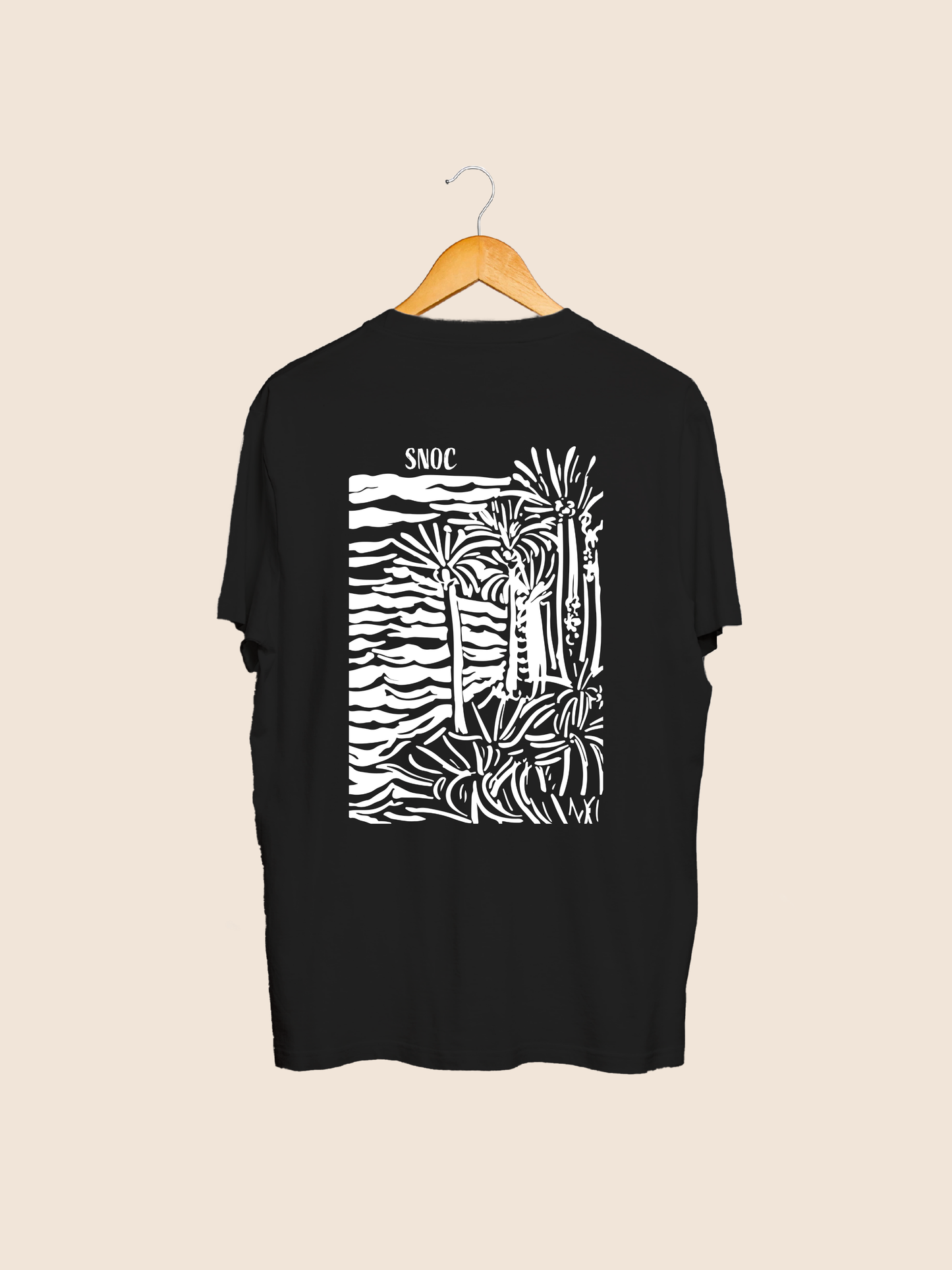 PALMS T-SHIRT: Blank / XL