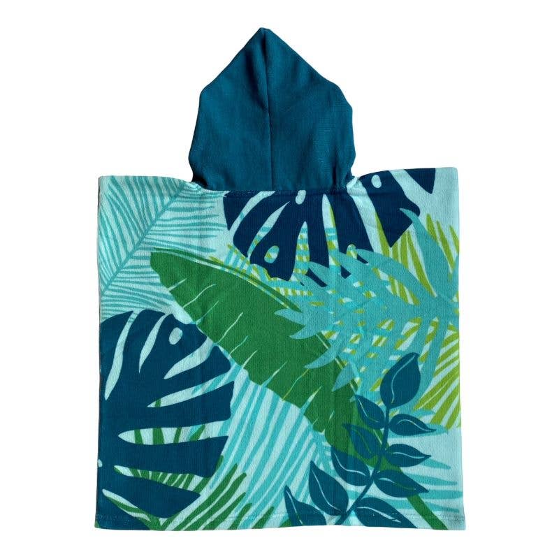 Beach poncho kid design Panda microfiber