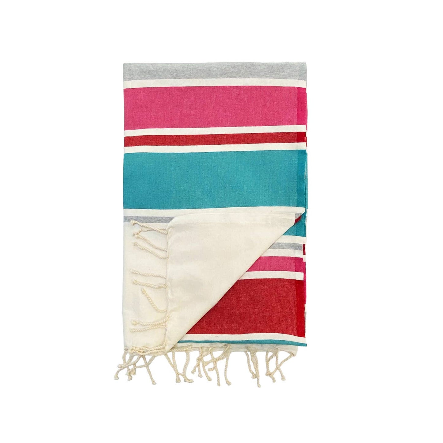 Traditional flat fouta Hélios 100x200: Chocolate