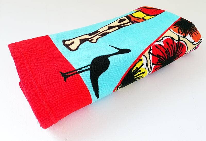 Kid's beach towel "GIRAFE" microfiber