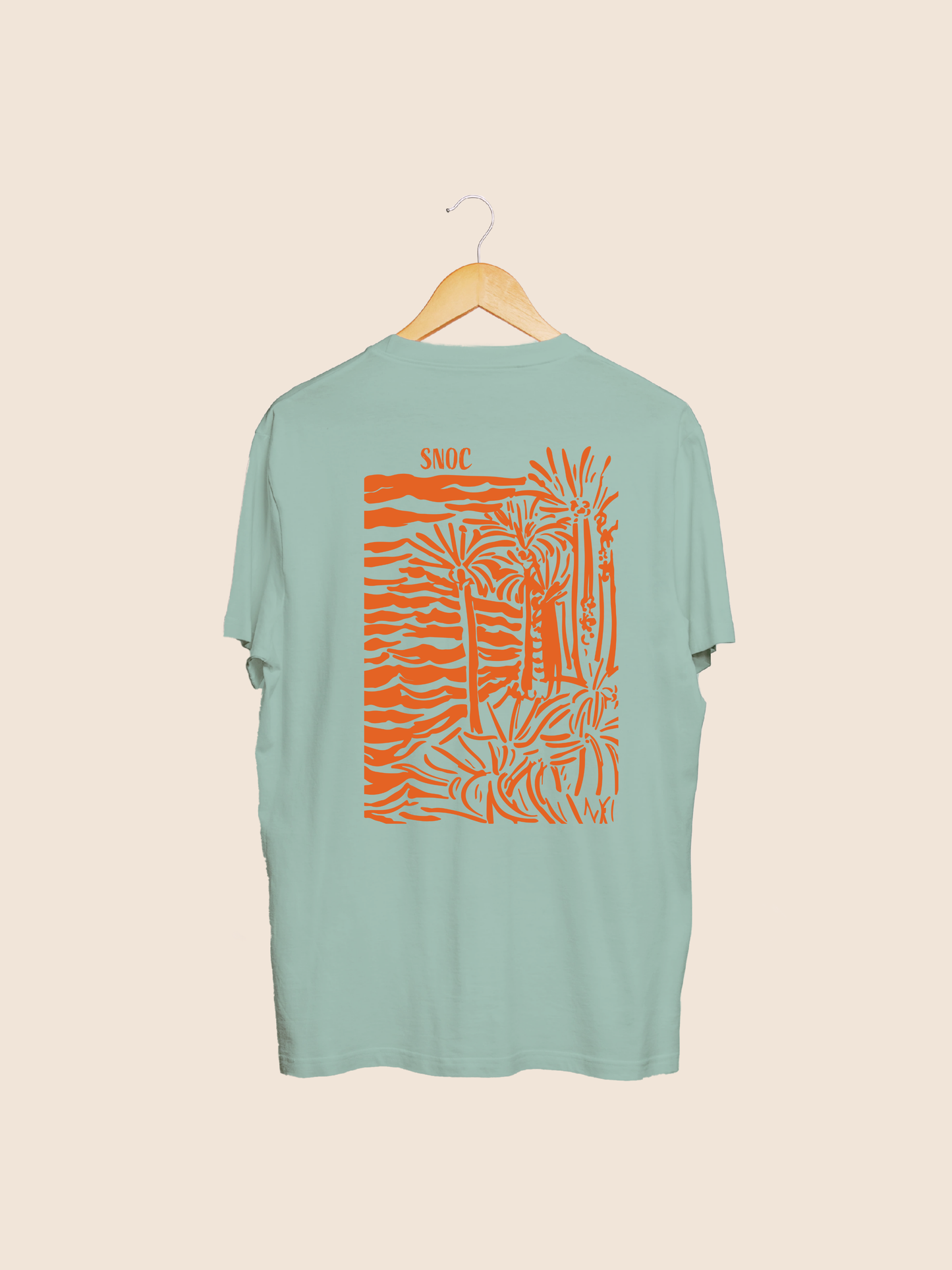 PALMS T-SHIRT: Blank / XL