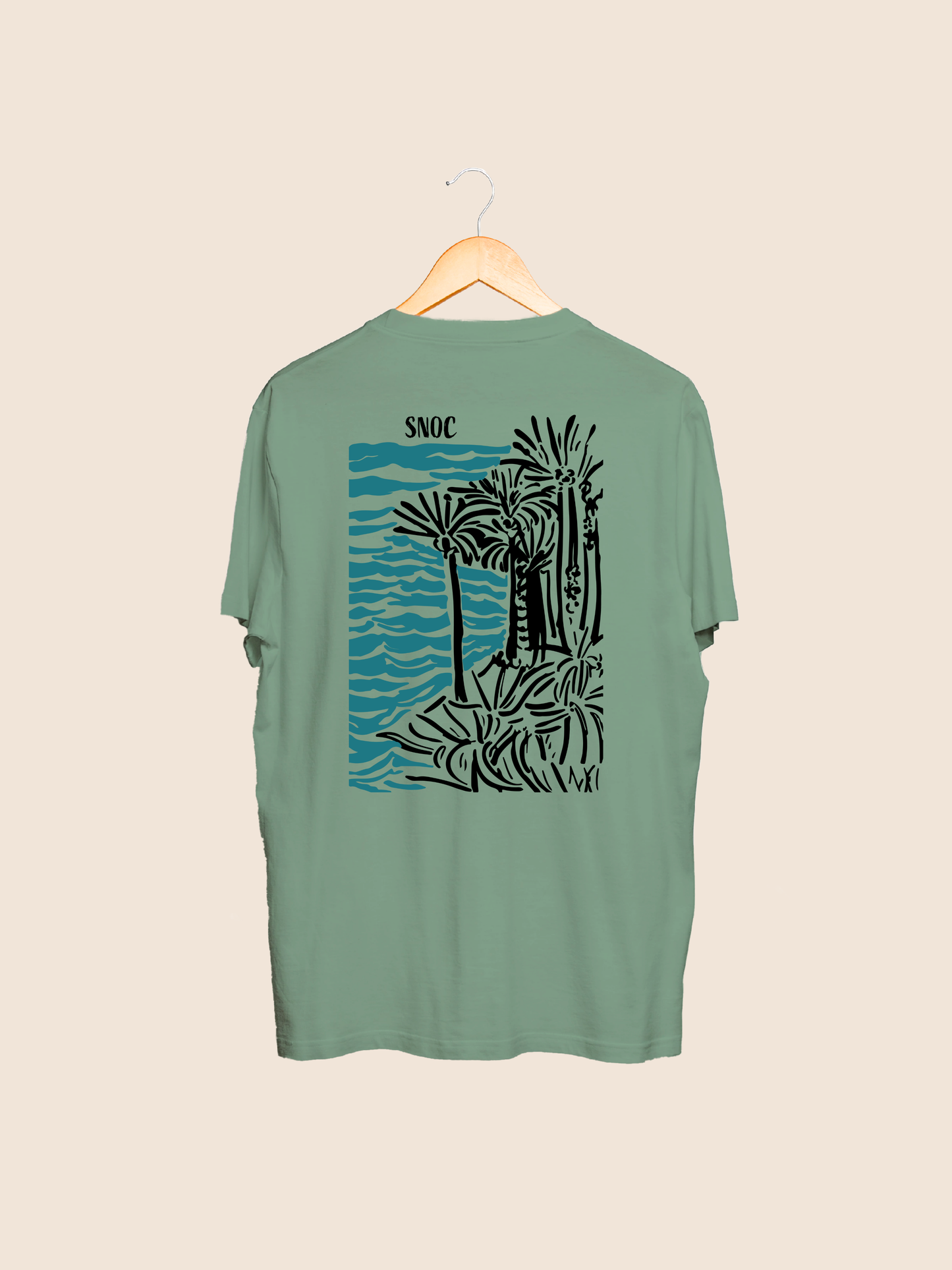PALMS T-SHIRT: Blank / XL