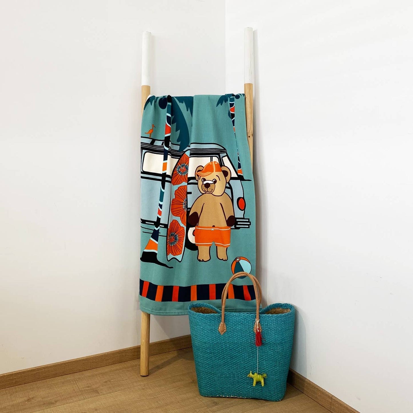 Kid's beach towel "SURFISTA" microfiber