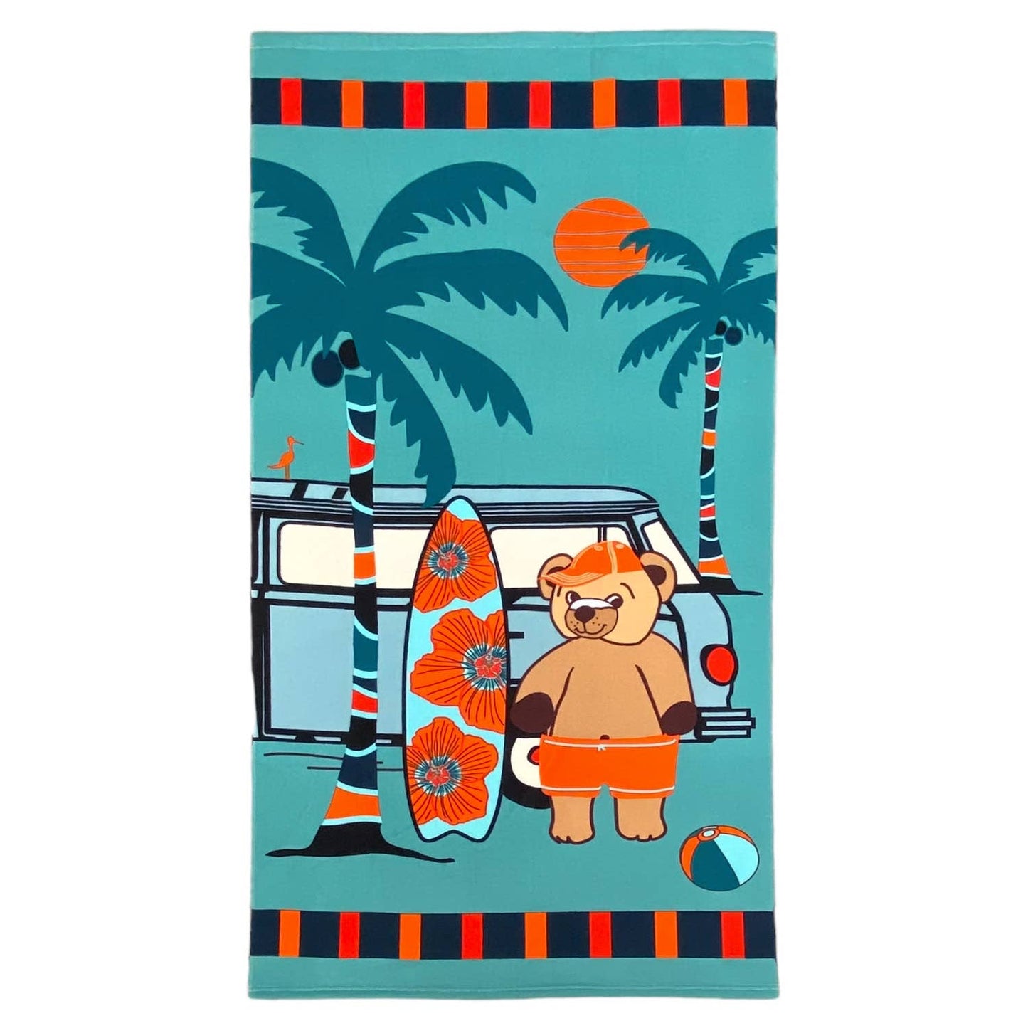 Kid's beach towel "SURFISTA" microfiber