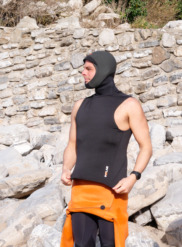 PRIIME 3MM HOODED POLAR VEST -Lycra avec cagoule
