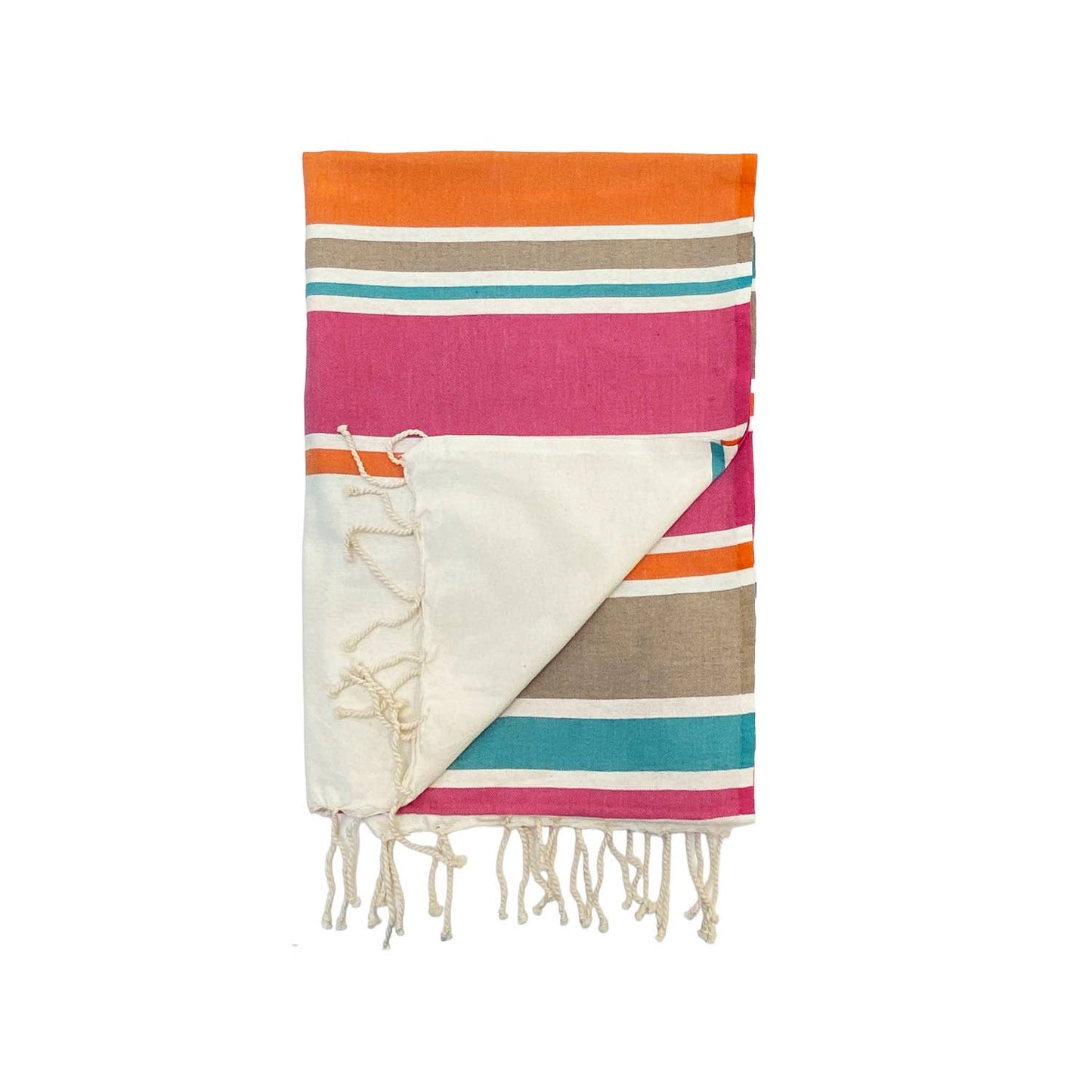 Traditional flat fouta Hélios 100x200: Lake