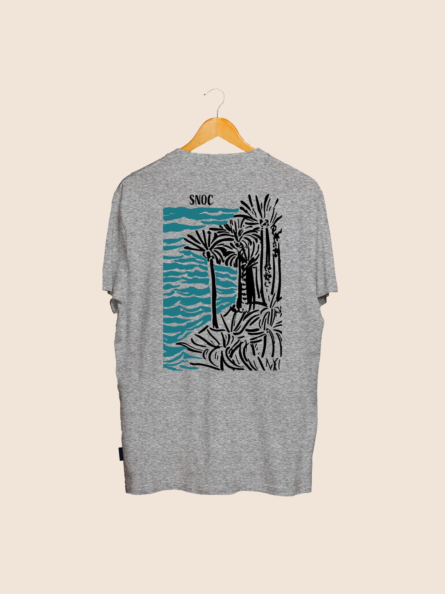 PALMS T-SHIRT: Blank / XL