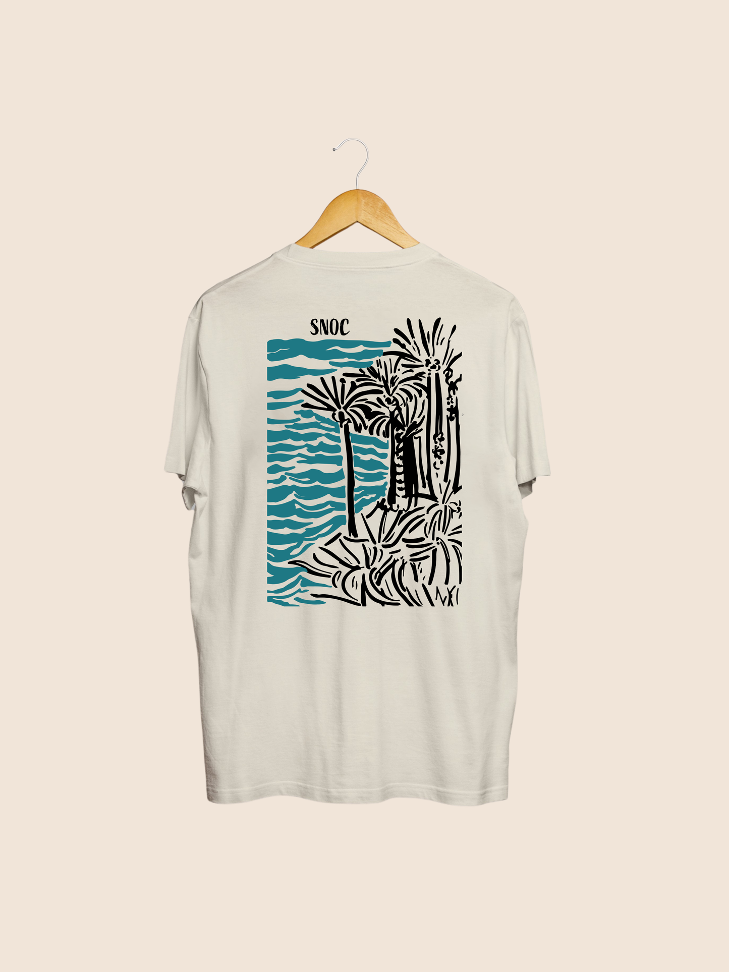 PALMS T-SHIRT: Blank / XL