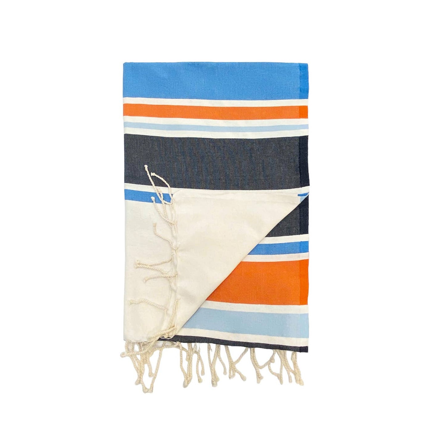 Traditional flat fouta Hélios 100x200: Lake