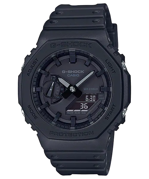 Montre CASIO G SHOCK GA 2100 black NO WAX SURFSHOP