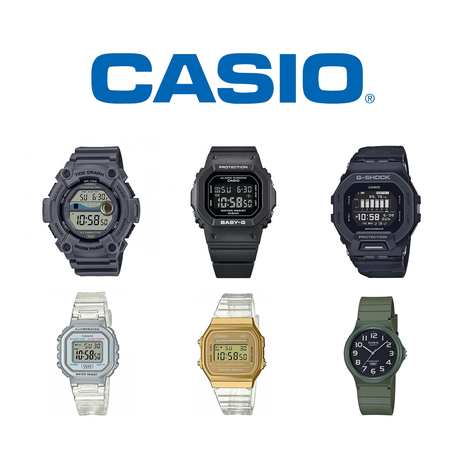 CASIO watches
