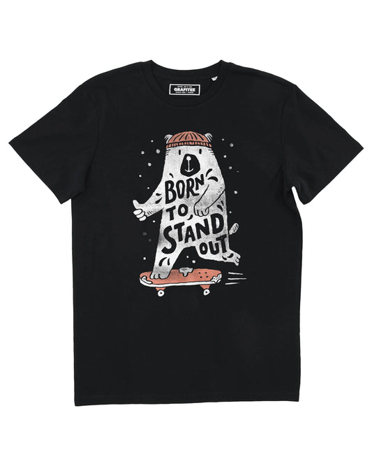 Born To Stand Out Tee - Skateboard Graphic Tee: L
