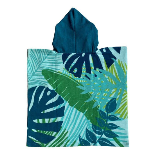 Beach poncho kid design Panda microfiber