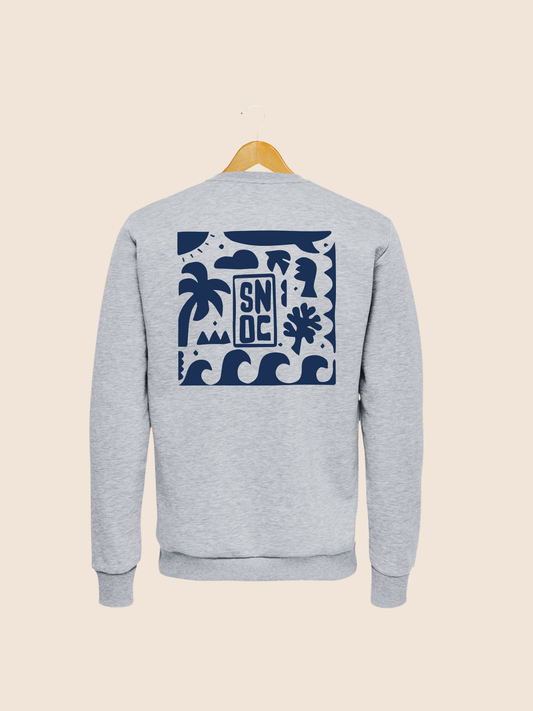 HAWAII SWEATSHIRT: Light grey / L