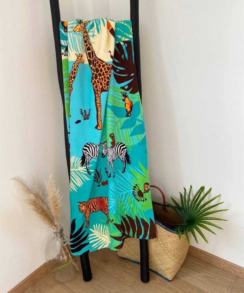 Kid's beach towel "SAVANA" microfiber