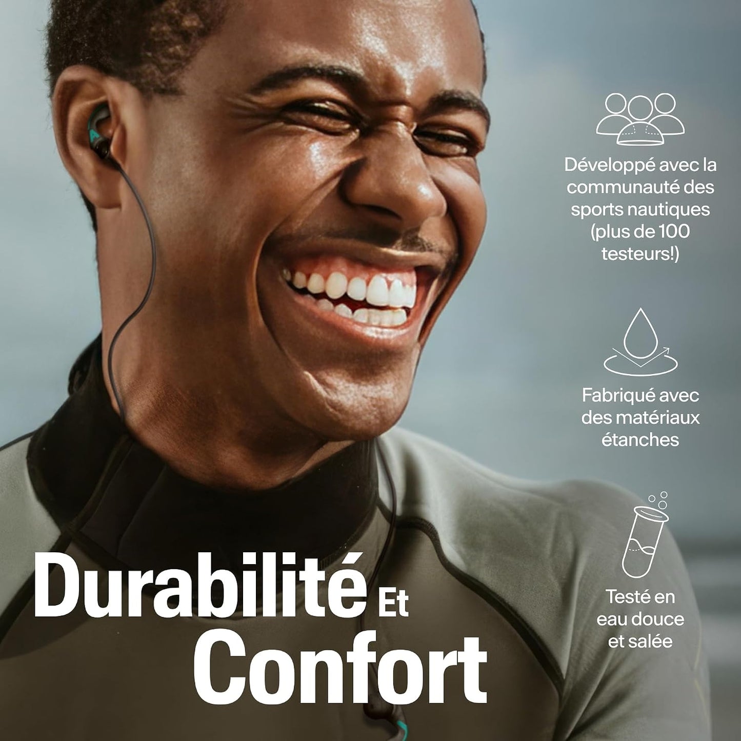 Bouchons d'oreille Alpine WaterSafe Pro Surf taille M+L