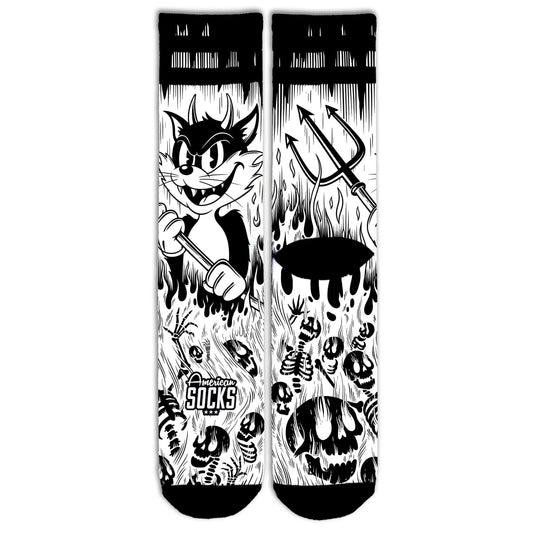 American Socks Signature Evil Cat