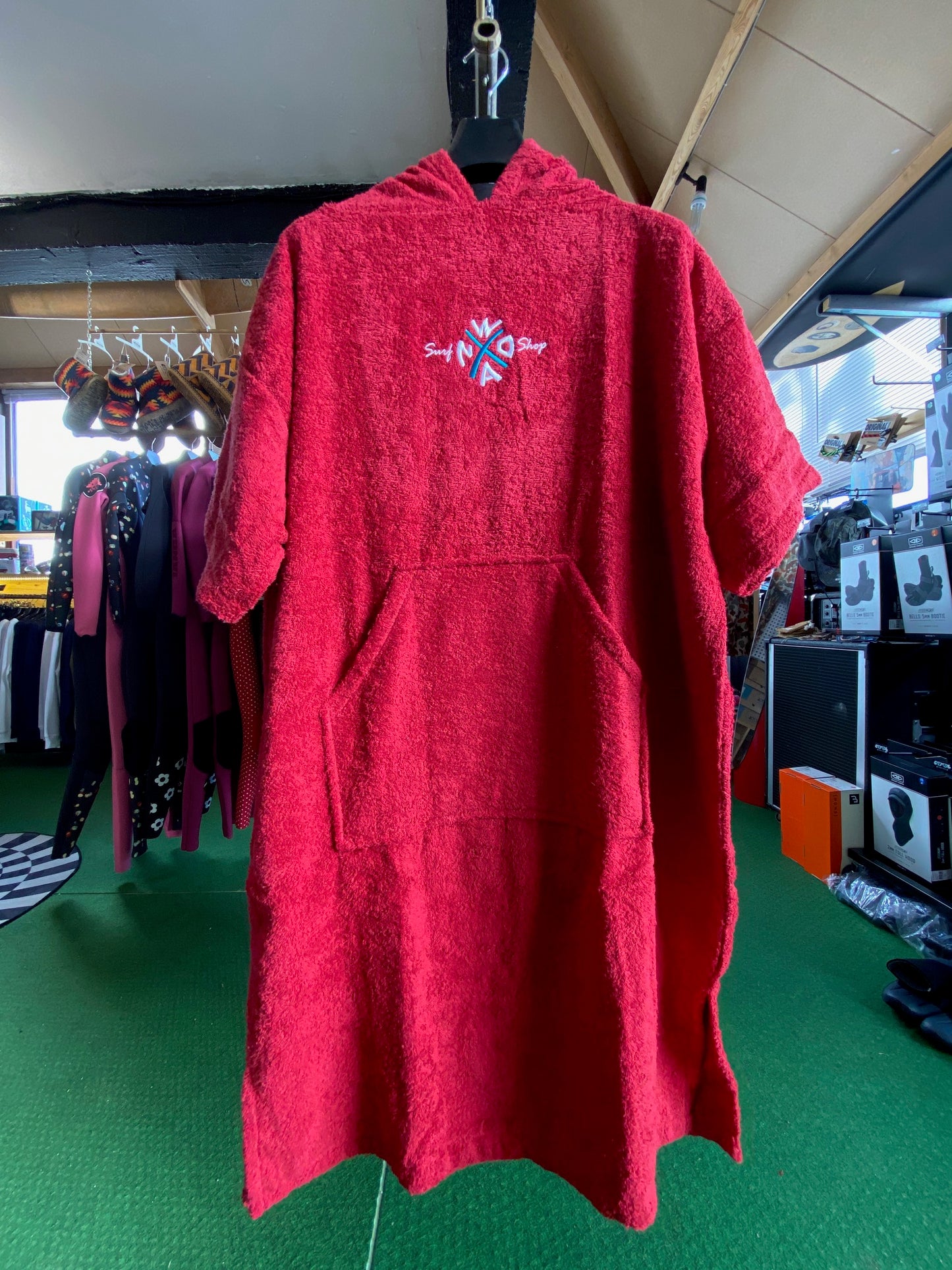 PONCHO NO WAX Surfshop - ROUGE
