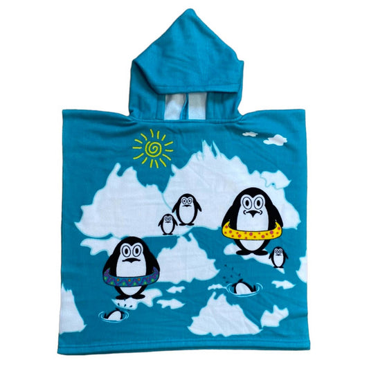 Beach poncho kid design Artic