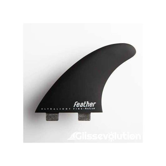 FEATHER FINS Ultralight HEXA CORE fixation FCS1 NOIR Taille M