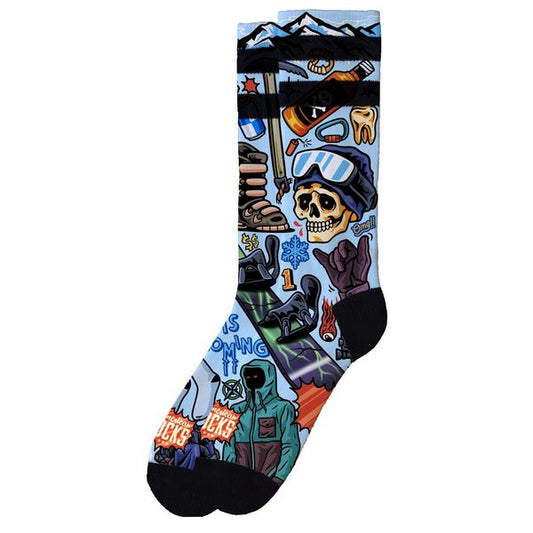 Chaussettes AMERICAN SOCKS - Snow Ripper - Mid High