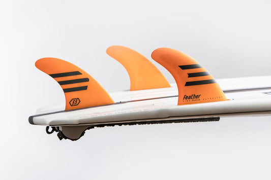 FEATHER FINS Ultralight fixation FCS2 ORANGE Taille S