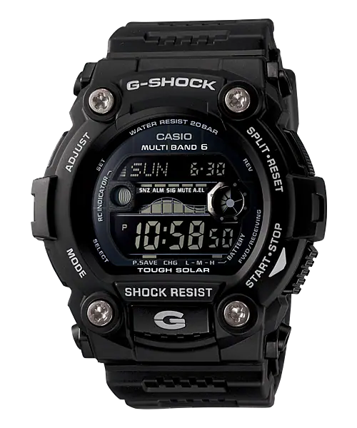 Montre CASIO G-SHOCK GW-7900B - black - montre à marées