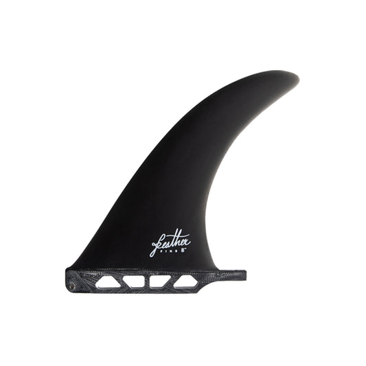 FEATHER FINS Single Fin 8' BLACK