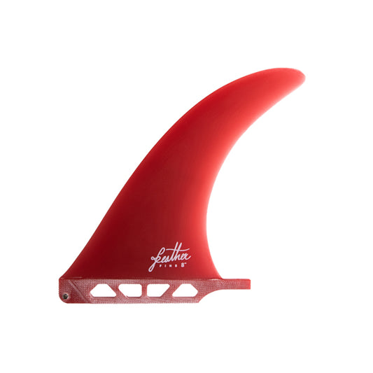 FEATHER FINS Single Fin 9' RED